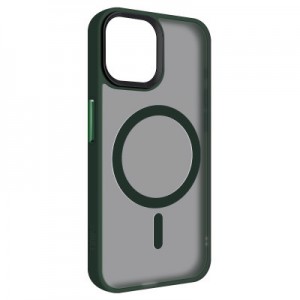 Огляд Чохол до мобільного телефона Armorstandart Uniq Magsafe Apple iPhone 15 Dark Green (ARM75320): характеристики, відгуки, ціни.