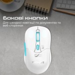 Огляд Мишка Promate Samo Wireless/Bluetooth White (samo.white): характеристики, відгуки, ціни.