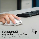 Огляд Мишка Promate Samo Wireless/Bluetooth White (samo.white): характеристики, відгуки, ціни.