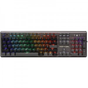 Огляд Клавіатура A4Tech FS100 RGB FS Switch USB Stone Black (4711422003925): характеристики, відгуки, ціни.