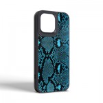Огляд Чохол до мобільного телефона Harder Genuine Snake Apple iPhone 14 Pro Max Dark Blue (ARM76790): характеристики, відгуки, ціни.