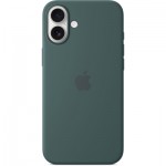 Огляд Чохол до мобільного телефона Apple iPhone 16 Plus Silicone Case with MagSafe - Lake Green (MYYH3ZM/A): характеристики, відгуки, ціни.