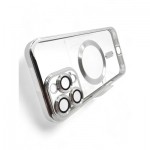 Огляд Чохол до мобільного телефона BeCover TPU Chrome Case (MagSafe) для Apple iPhone 16 Pro Max Silver (712088): характеристики, відгуки, ціни.