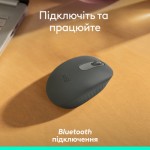 Огляд Мишка Logitech M196 Bluetooth Graphite (910-007459): характеристики, відгуки, ціни.