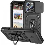 Огляд Чохол до мобільного телефона BeCover Military Apple iPhone 16 Pro Black (712155): характеристики, відгуки, ціни.