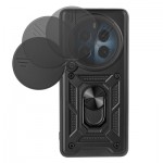 Огляд Чохол до мобільного телефона BeCover Military Realme 12 Pro 5G Black (712176): характеристики, відгуки, ціни.