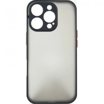 Чохол до мобільного телефона Dengos Matte iPhone 16 Pro Max (black) (DG-TPU-MATT-151)