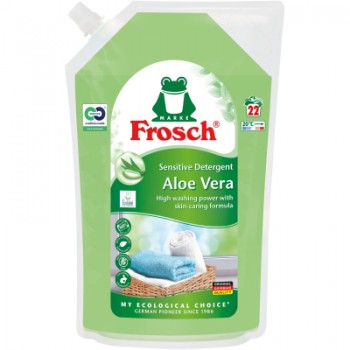 Гель для прання Frosch Aloe Vera Sensitiv Дой-пак 1.5 л (4009175968265)