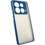 Огляд Чохол до мобільного телефона Dengos Matte Infinix Note 40 (Blue) (DG-TPU-MATT-154): характеристики, відгуки, ціни.