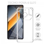 Огляд Чохол до мобільного телефона BeCover Anti-Shock Tecno POVA 6 (LI7) Clear (712784): характеристики, відгуки, ціни.
