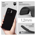 Огляд Чохол до мобільного телефона Armorstandart Matte Slim Fit Infinix Hot 50i / Smart 9 Camera cover Black (ARM83823): характеристики, відгуки, ціни.