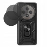 Огляд Чохол до мобільного телефона BeCover Military Oppo Reno12 F 5G Black (713079): характеристики, відгуки, ціни.