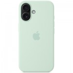 Огляд Чохол до мобільного телефона Apple iPhone 16 Silicone Case with MagSafe - Aquamarine,Model A3313 (MDGP4ZM/A): характеристики, відгуки, ціни.