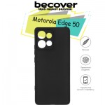 Огляд Чохол до мобільного телефона BeCover Motorola Edge 50 Black (713132): характеристики, відгуки, ціни.