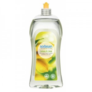 Огляд Засіб для ручного миття посуду Sodasan органічний Лимон 1 л (4019886000208): характеристики, відгуки, ціни.