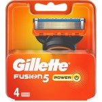 Огляд Змінні касети Gillette Fusion5 Power 4 шт. (7702018877591/7702018867219): характеристики, відгуки, ціни.