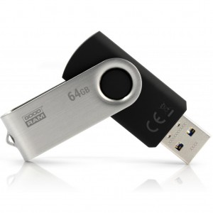 Огляд USB флеш накопичувач Goodram 64GB Twister Black USB 3.0 (UTS3-0640K0R11): характеристики, відгуки, ціни.