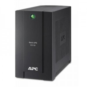 Огляд Пристрій безперебійного живлення APC Back-UPS 650VA, Schuko (BC650-RSX761): характеристики, відгуки, ціни.