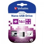 Огляд USB флеш накопичувач Verbatim 16GB Store 'n' Stay Nano Black USB 2.0 (97464): характеристики, відгуки, ціни.