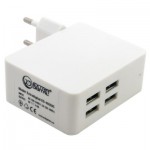 Огляд Зарядний пристрій Extradigital IQ Charger ED-4U20IC 4*USB, 4A (CUE1527): характеристики, відгуки, ціни.