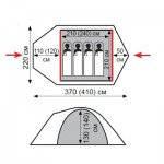 Огляд Намет Tramp Lair 4 v2 (UTRT-040): характеристики, відгуки, ціни.