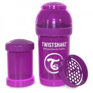 Огляд Пляшечка для годування Twistshake антиколиковая 180 мл, фиолетовая (24850): характеристики, відгуки, ціни.