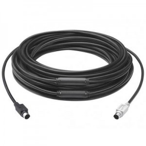 Огляд Кабель мультимедійний Logitech Extender Cable for Group Camera 15m Business MINI-DIN (939-001490): характеристики, відгуки, ціни.