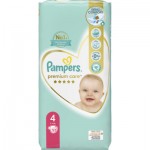 Огляд Підгузок Pampers Premium Care Maxi Розмір 4 (9-14 кг) 52 (4015400278818): характеристики, відгуки, ціни.