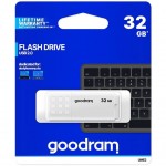 Огляд USB флеш накопичувач Goodram 32GB UME2 White USB 2.0 (UME2-0320W0R11): характеристики, відгуки, ціни.