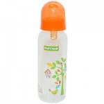Огляд Пляшечка для годування Baby Team з латекс. соскою 250 мл 0+ помар (1310_оранжевый): характеристики, відгуки, ціни.