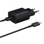 Огляд Зарядний пристрій Samsung EP-TA800XBEGRU 25W PD3.0 Type-C (Black) (EP-TA800XBEGRU): характеристики, відгуки, ціни.