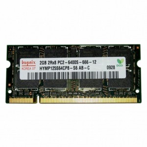 Огляд Модуль для ноутбука SoDIMM DDR2 2GB 800 MHz Hynix (HYMP125S64CP8-S6): характеристики, відгуки, ціни.
