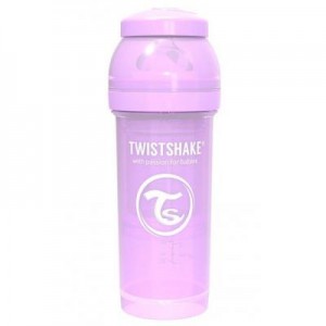 Пляшечка для годування Twistshake антиколькова 260 мл, лавандова (69866)