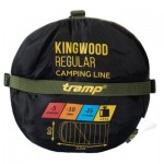 Огляд Спальний мішок Tramp Kingwood Regular Olive/Grey L (UTRS-053R-L): характеристики, відгуки, ціни.