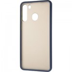 Огляд Чохол до мобільного телефона Gelius Bumper Mat Case for Samsung A215 (A21) Blue (00000079432): характеристики, відгуки, ціни.