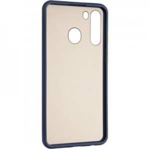 Чохол до мобільного телефона Gelius Bumper Mat Case for Samsung A215 (A21) Blue (00000079432)