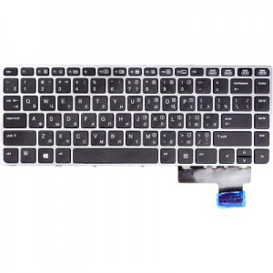 Клавіатура ноутбука HP EliteBook Folio 9470/9480M черн/черн (KB310784)