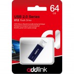 Огляд USB флеш накопичувач AddLink 64GB U12 Dark Blue USB 2.0 (ad64GBU12D2): характеристики, відгуки, ціни.