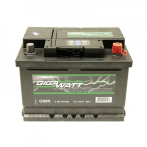 Огляд Акумулятор автомобільний GigaWatt 60А (0185756009): характеристики, відгуки, ціни.