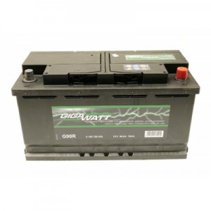 Огляд Акумулятор автомобільний GigaWatt 90А (0185759022): характеристики, відгуки, ціни.