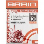 Огляд Гачок Brain fishing Crystal B2011 10 (20 шт/уп) Red (1858.80.31): характеристики, відгуки, ціни.