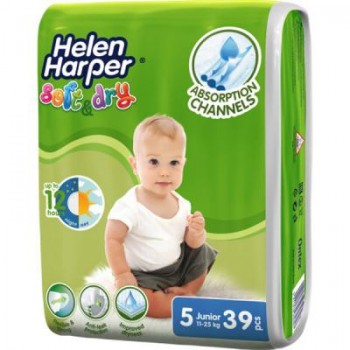 Підгузок Helen Harper SoftDry Junior 15-25 кг 39 шт (5411416060154)