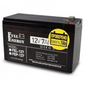 Огляд Батарея до ДБЖ Full Energy 12В 7Ач (FEP-127): характеристики, відгуки, ціни.