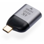 Огляд Перехідник Type-C Male to HDMI 2.0 4K60Hz compact Vinga (VCPATCHDMI2C): характеристики, відгуки, ціни.