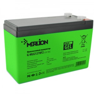 Огляд Батарея до ДБЖ Merlion 12V - 7.0 Ah (G-MLG1270F2): характеристики, відгуки, ціни.