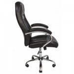 Огляд Офісне крісло Richman Флоренция Хром к/з чорний глянець (IM0000095): характеристики, відгуки, ціни.