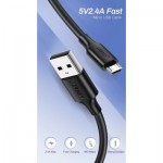 Огляд Дата кабель USB 2.0 AM to Micro 5P 1.5m US289 (Black) Ugreen (60137): характеристики, відгуки, ціни.