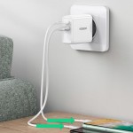 Огляд Зарядний пристрій Ugreen CD170 36W USB + Type-C Charger (White) (60468): характеристики, відгуки, ціни.