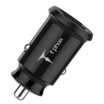 Огляд Зарядний пристрій T-Phox Charger Set 2.4A Dual+MicroUSB cable 1.2m (Black) (T-S09 SET M B): характеристики, відгуки, ціни.