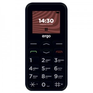 Мобільний телефон Ergo R181 Black